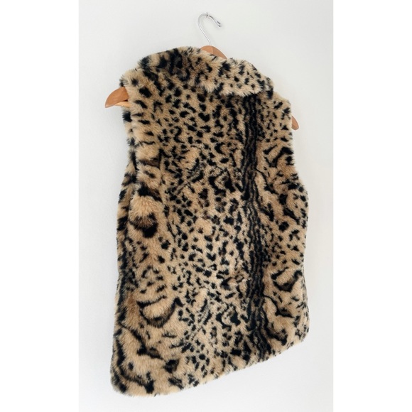 🐆 JACK by BB Dakota Fayola Leopard Faux Fur Vest 🌼 - Picture 12 of 16